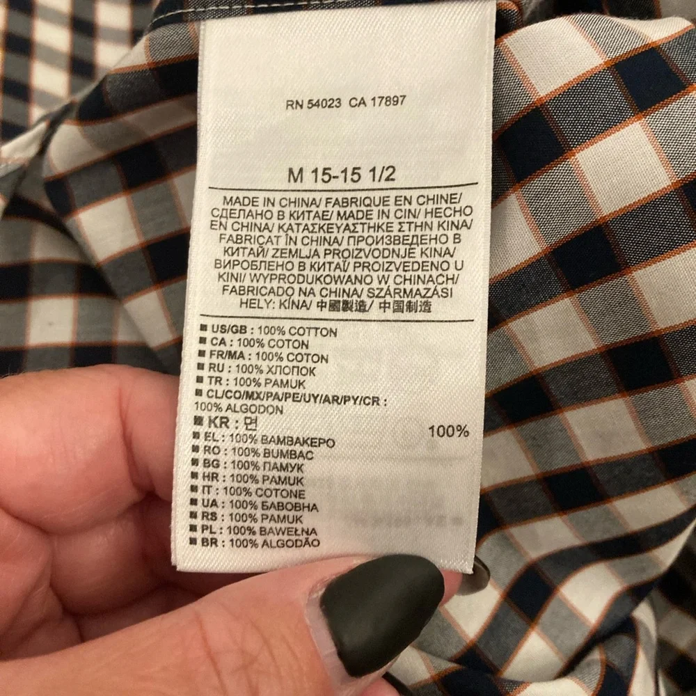 Banana Republic Non Iron Tailored Slim Fit Men’s M